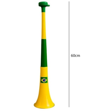 Corneta Buzina Vuvuzela Grande Brasil Copa Mundo Brasileira