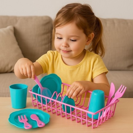 Enxugando A Loucinha 9 Peças Zuca Toys Brinquedo