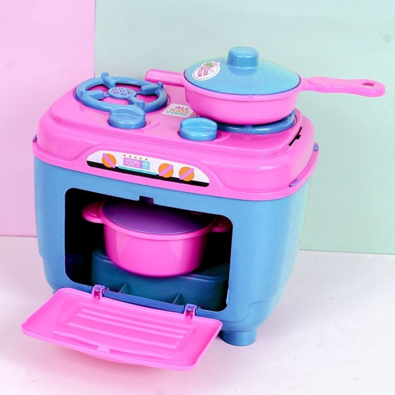 Cozinha Fogão Cooktop Com Acessórios Zuca Toys