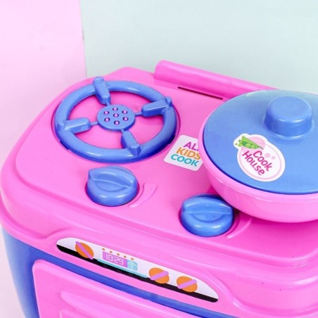 Cozinha Fogão Cooktop Com Acessórios Zuca Toys