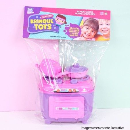 Cozinha Fogão Cooktop Com Acessórios Zuca Toys