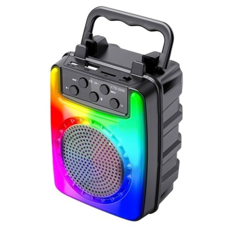 Caixa De Som Sem Fio Portátil RGB TWS Carregamento USB