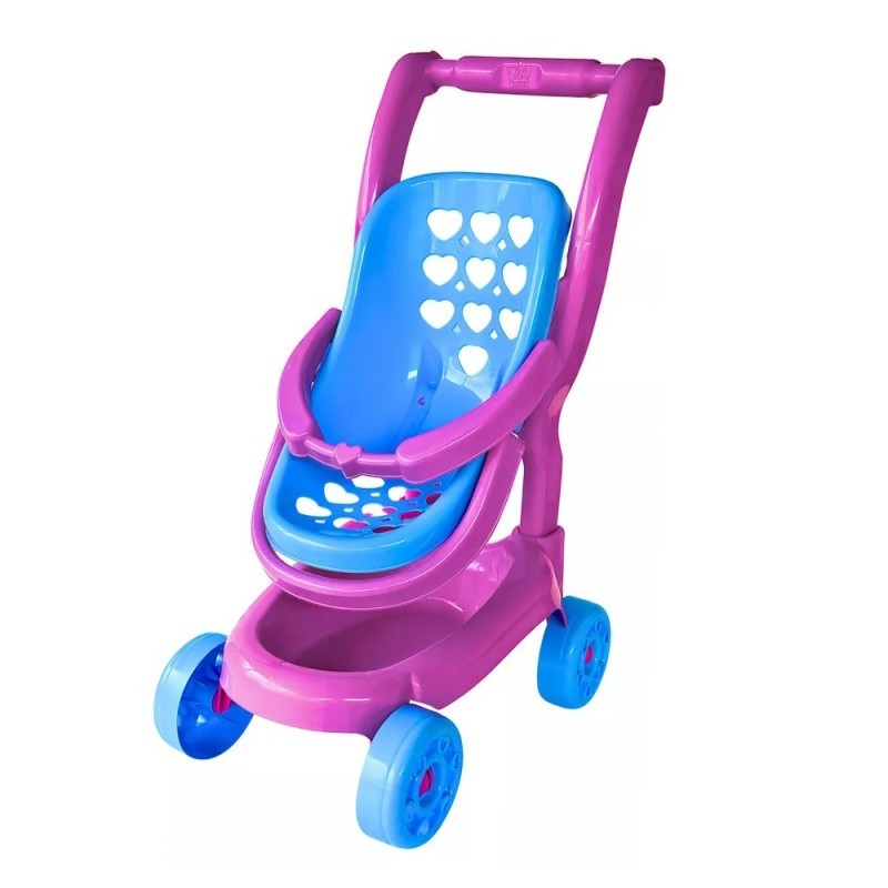 Carrinho Boneca Doce Passeio Infantil Roda Livre Zuca Toys