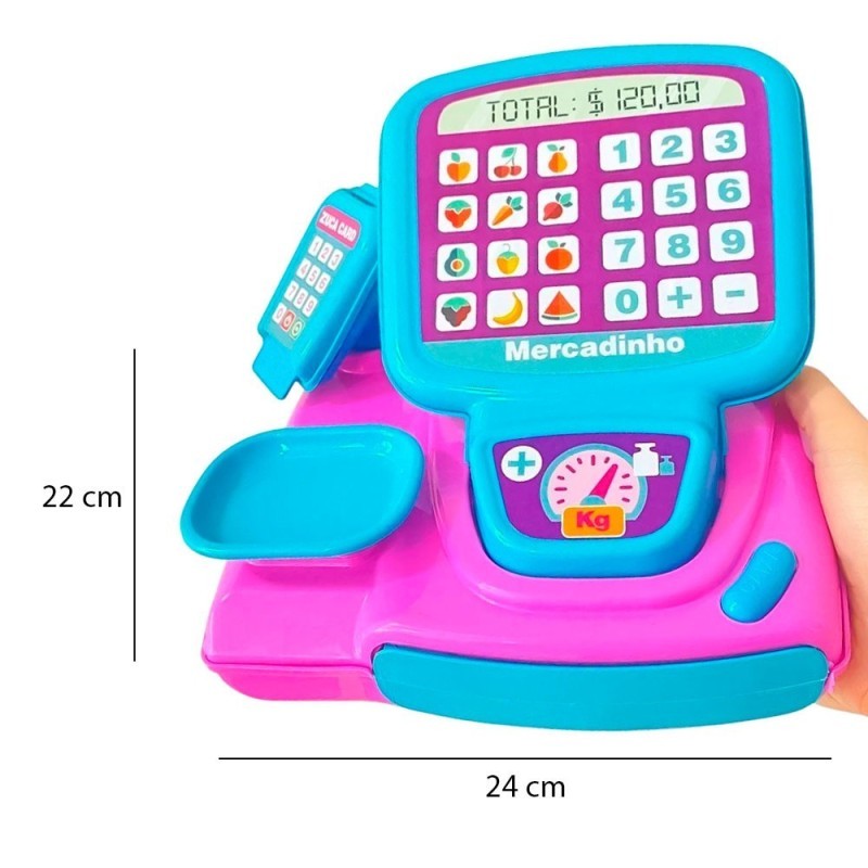 Caixa Registradora Brinquedo Infantil Zuca Toys Na Solapa