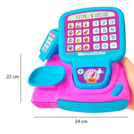 Caixa Registradora Brinquedo Infantil Zuca Toys Na Solapa