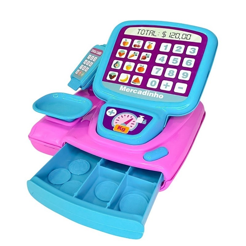 Caixa Registradora Brinquedo Infantil Zuca Toys Na Solapa