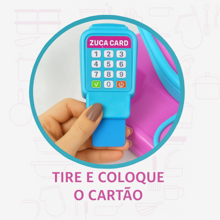 Caixa Registradora Brinquedo Infantil Zuca Toys Na Solapa