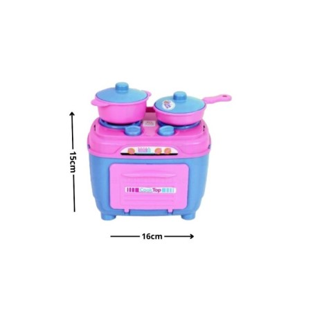 Cozinha Fogão Cooktop Com Acessórios Zuca Toys
