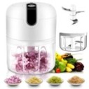 Mini Processador De Alimentos Elétrico Portátil Triturador 250 ML - Feira Da Madrugada SP