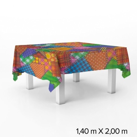 Toalha De Mesa Temática Junina Retalhos TNT 2 Metros
