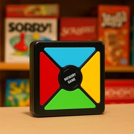 Jogo Da Memoria Eletrônico Colorido Quadrado