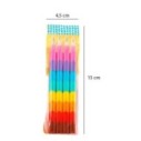 Lapiseira Troca Ponta 0,7MM 8 Partes 4 Peças