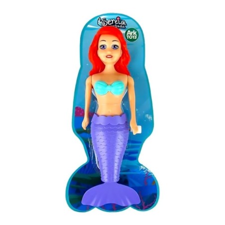 Boneca Sereia Encantada Para Banho Movida A Corda
