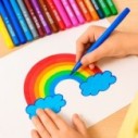Canetinhas Hidrográficas Plus Escolar Com 24 Cores