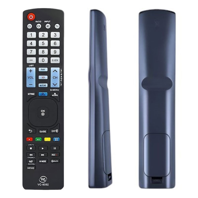 Controle Remoto Compatível Com TV LCD LG Preto