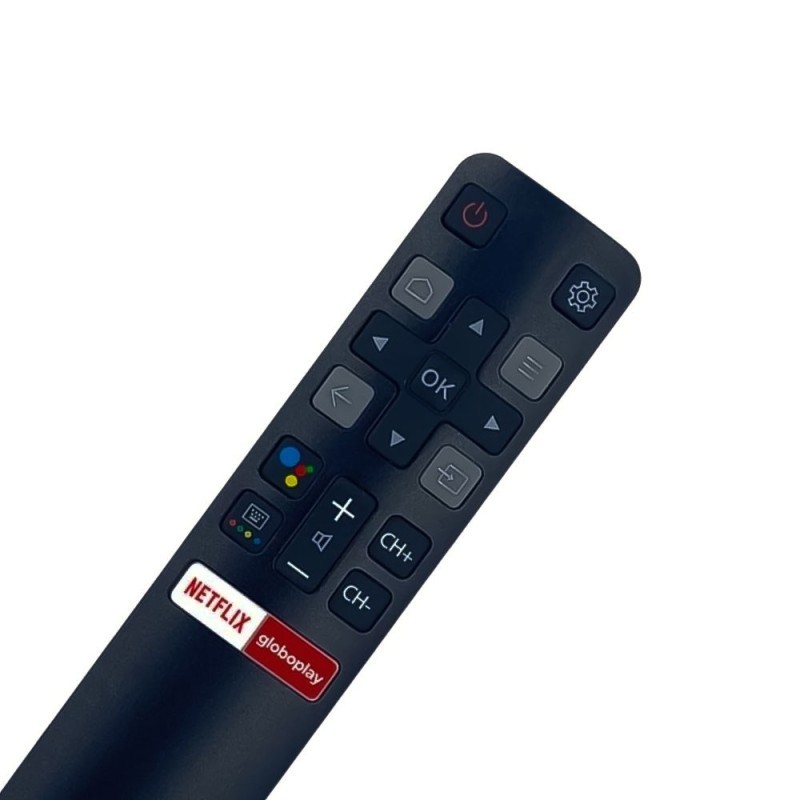 Controle Remoto Compatível TV LCD TCL Preto