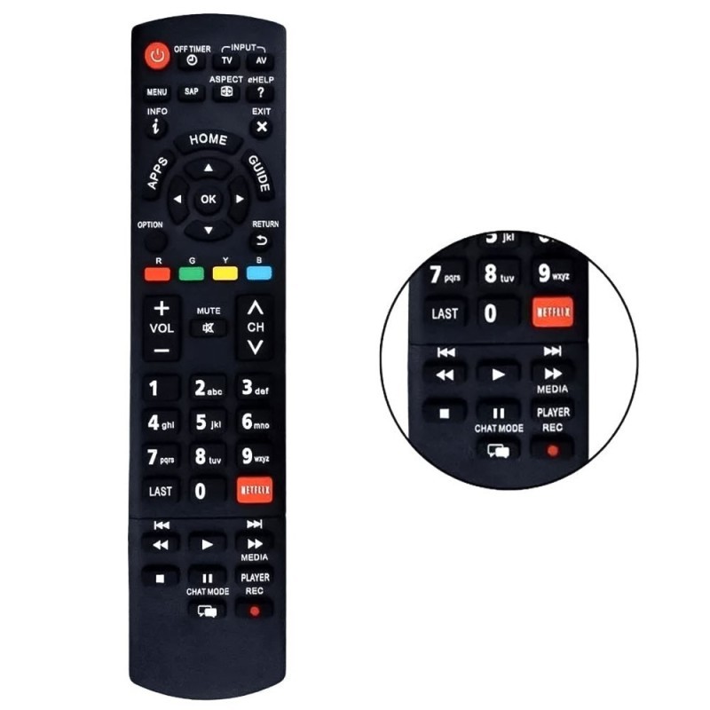 Controle Remoto Compatível TV LCD Sony Preto
