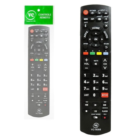 Controle Remoto Compatível TV LCD Sony Preto