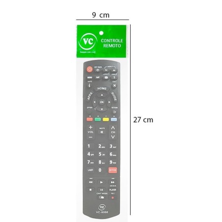 Controle Remoto Compatível TV LCD Sony Preto