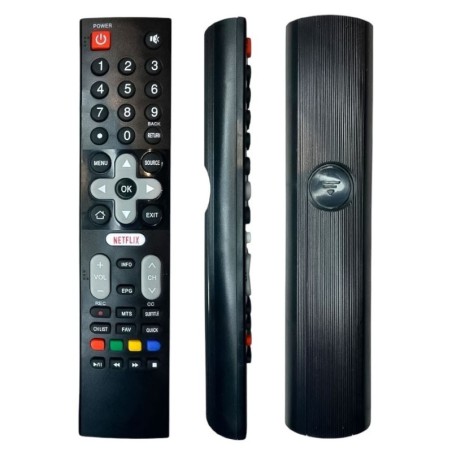 Controle Remoto Compatível Com TV LCD Philco Preto