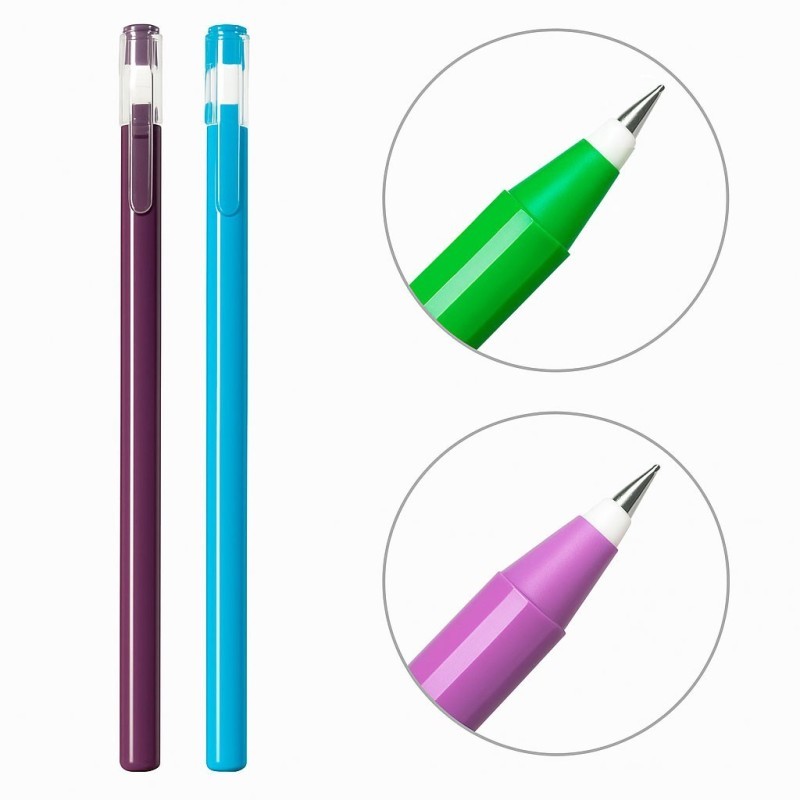 Kit 6 Canetas Esferográficas Coloridas E Perfumadas
