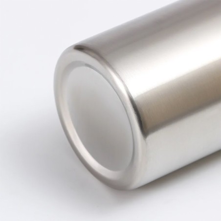 Garrafa Squeeze Em Aço Inox Com Tampa 500ml