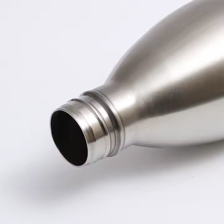 Garrafa Squeeze Em Aço Inox Com Tampa 500ml