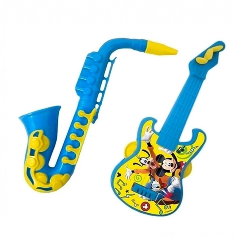 Kit 2 Mini Instrumentos Musicais Infantil Mickey