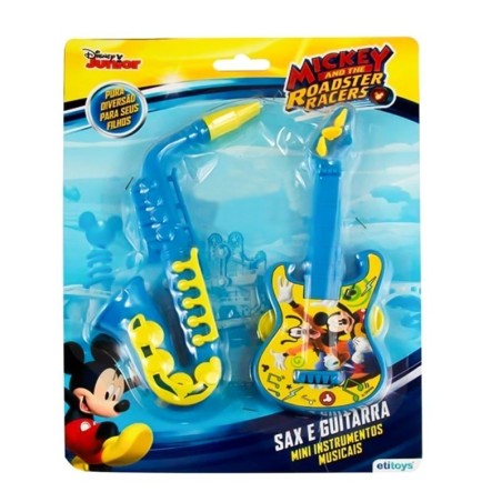 Kit 2 Mini Instrumentos Musicais Infantil Mickey