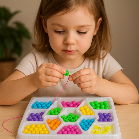 Kit Beleza Bijuteria Infantil Com 100 Miçangas