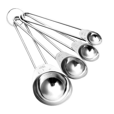 Conjunto De Colher Medidora Com 4 Unidades Na Cartela