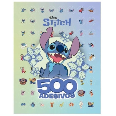 Livro De Colorir Lilo E Stitch 36 Páginas Com 500 Adesivos