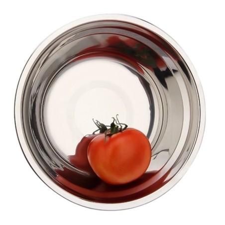 Tigela Cumbuca Redonda Bowl 2,3 Litro 26cm Em Inox