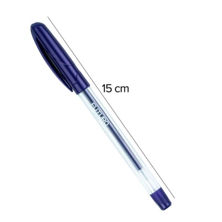Kit Caneta Esferográfica Básica 3 Unidades