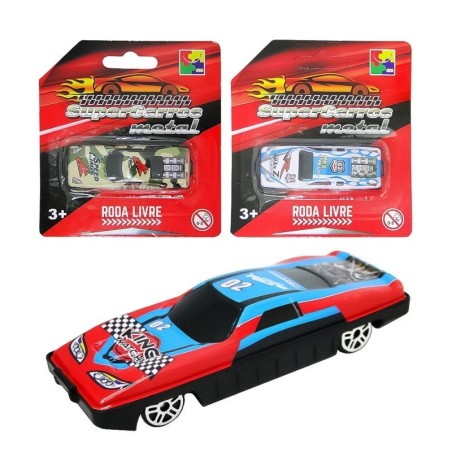 Mini Carrinho De Metal Sortido Roda Livre Super Carros