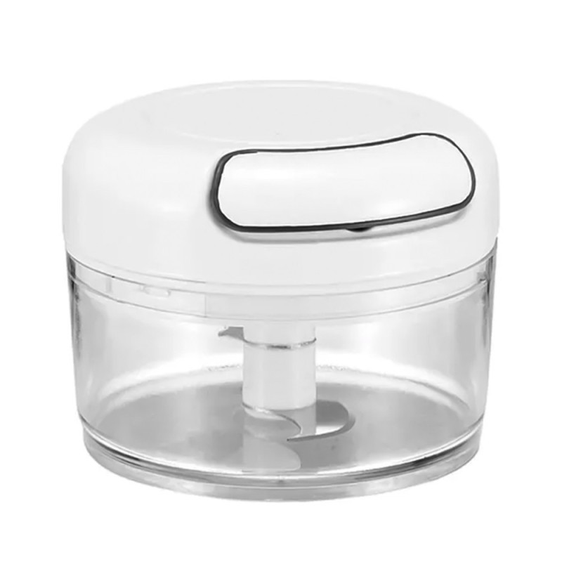 Mini Processador Manual Para Temperos E Vegetais 200ml