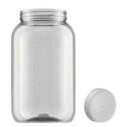 Pote Porta Mantimentos Organizador Transparente 3,6L