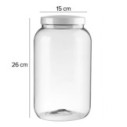 Pote Porta Mantimentos Organizador Transparente 3,6L
