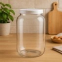 Pote Porta Mantimentos Organizador Transparente 3,6L