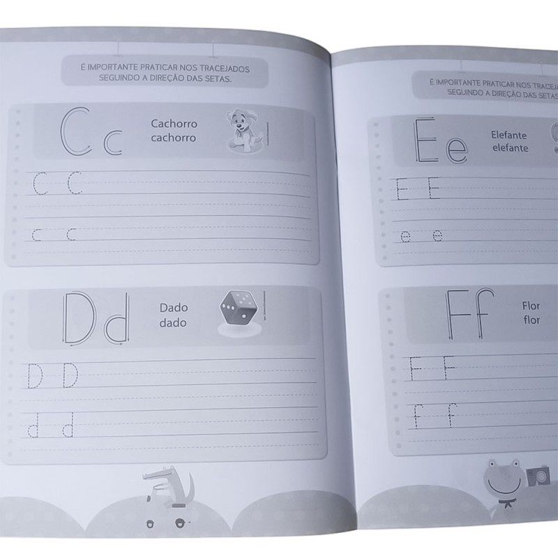 Livro Caligrafia Divertida Treina Letra De Forma