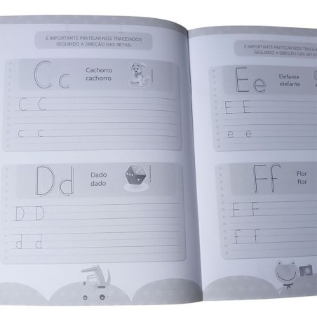 Livro Caligrafia Divertida Treina Letra De Forma