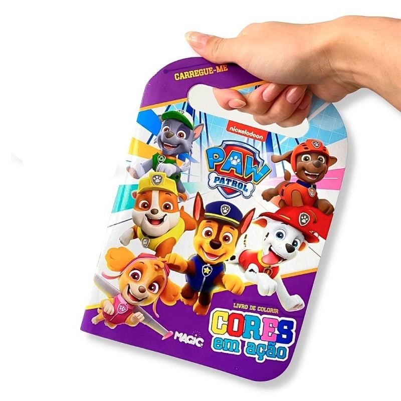 Livro De Colorir Patrulha Canina Carregue Me