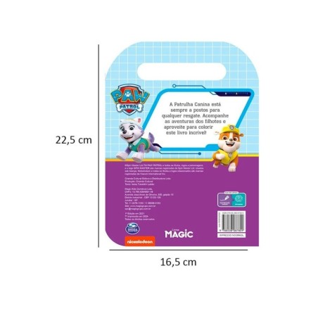 Livro De Colorir Patrulha Canina Carregue Me