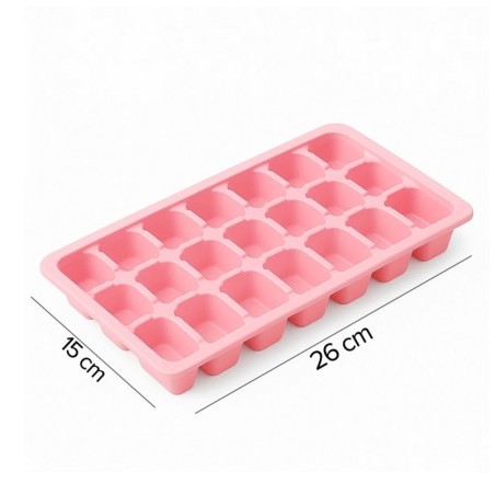 Forma Para Gelo 26cm De Plástico Colorido