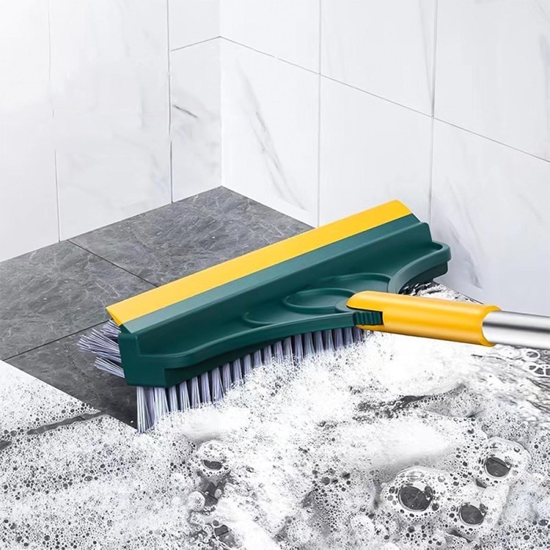 Vassoura Rodo De Canto Com Cabo Inox 110cm