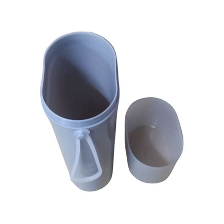 Porta Escova Estojo Dental Oval Com Alça E Tampa