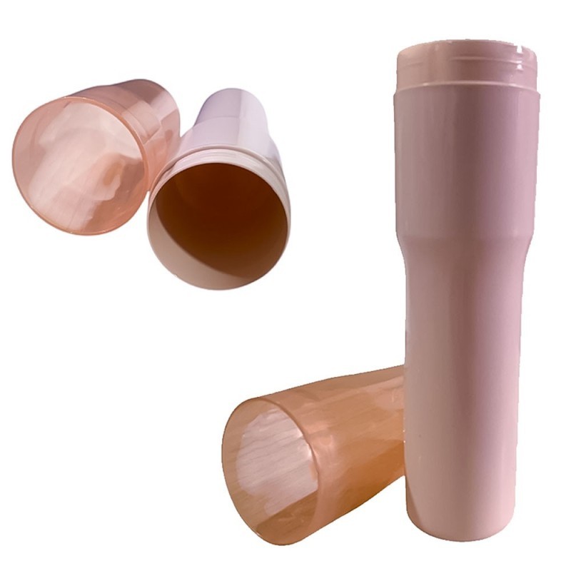 Porta Escova Estojo Dental Redondo Bipartido 20cm