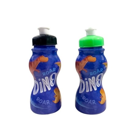 Garrafa Squeeze Sleeve Infantil Dinossauros 250ml