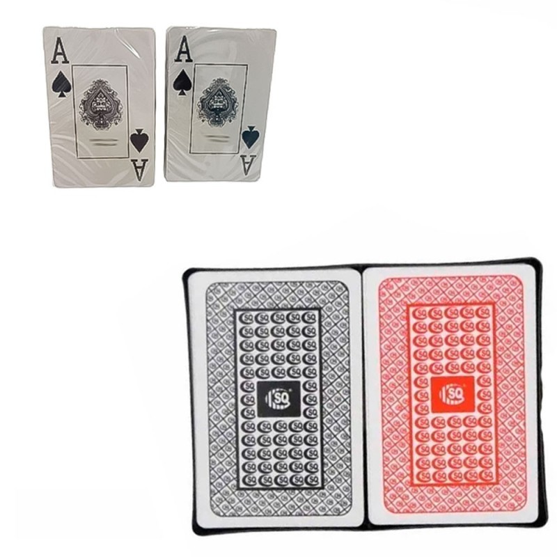 Baralho De Plástico Duplo 108 Cartas No Estojo - Compre Agora!