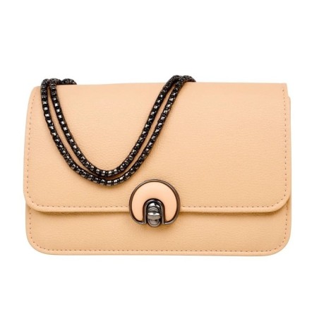 Bolsa Transversal Feminina De Luxo Com Alça De Correntes